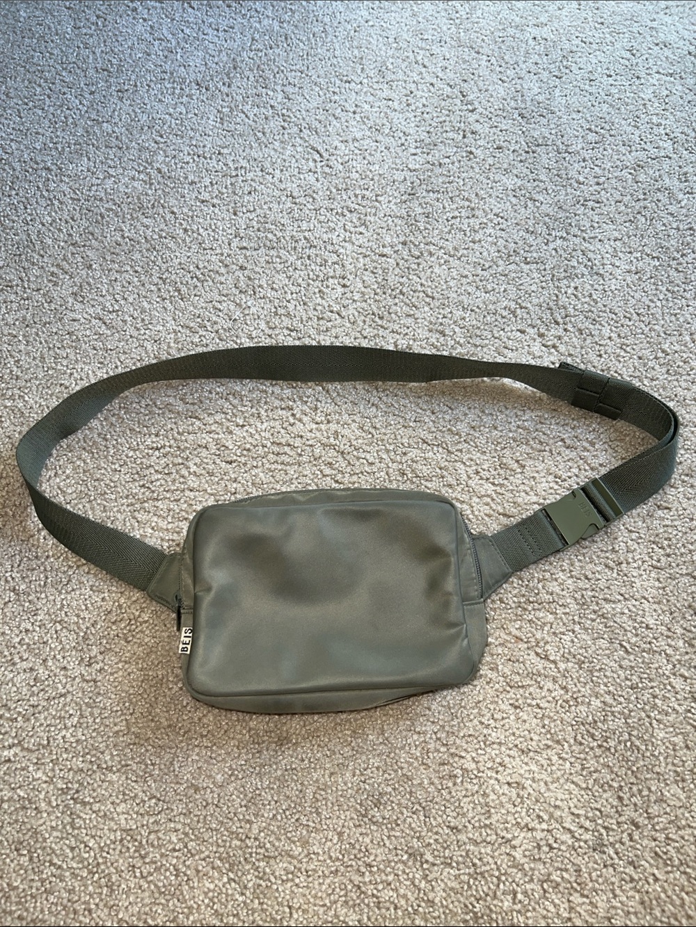 Beis Olive Green Soft Pouch Belt Bag